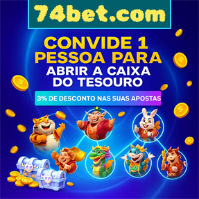 74bet.com Indique amigos para receber um bônus